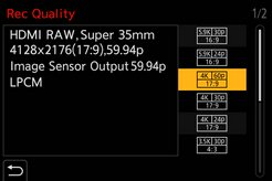 Photo 3for post Firmware Version 2.0 for Panasonic LUMIX S1H Adds [RAW Video Output over HDMI as Well as (updated)] 5.9K 30p and 4K 60p Support