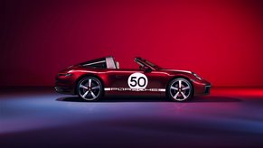 Photo 1for post Porsche Presents the First of Four Heritage Design 911 Models: The 911 Targa 4S Heritage Design Edition