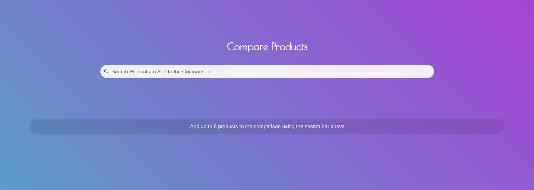 Post Banner for Product Comparison Feature on Neofiliac