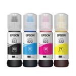 Epson EcoTank 103 / 104 / T522 Dye-Based Ink (CMYK)