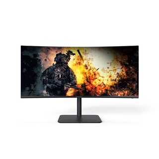 AOpen 34HC5CUR P 34" UW-QHD Curved Ultra-Wide Gaming Monitor (2021)