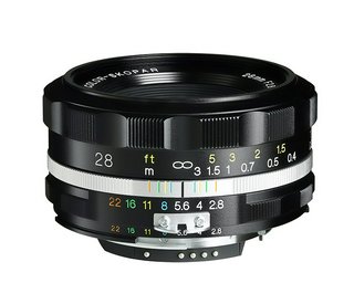 Voigtlander 28mm F2.8 Color Skopar SL II Full-Frame Lens (2012)